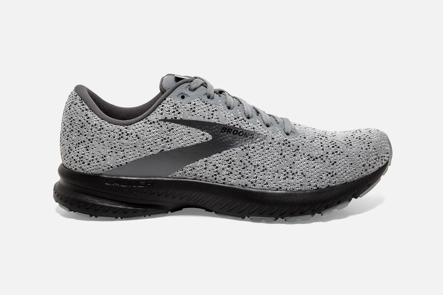 Zapatillas Running Brooks Launch 7 Hombre Gris/Negras Comprar TFGR78641
